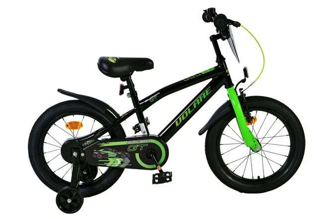 Volare | Jongens Kinderfiets Super GT, 16 inch, Groen