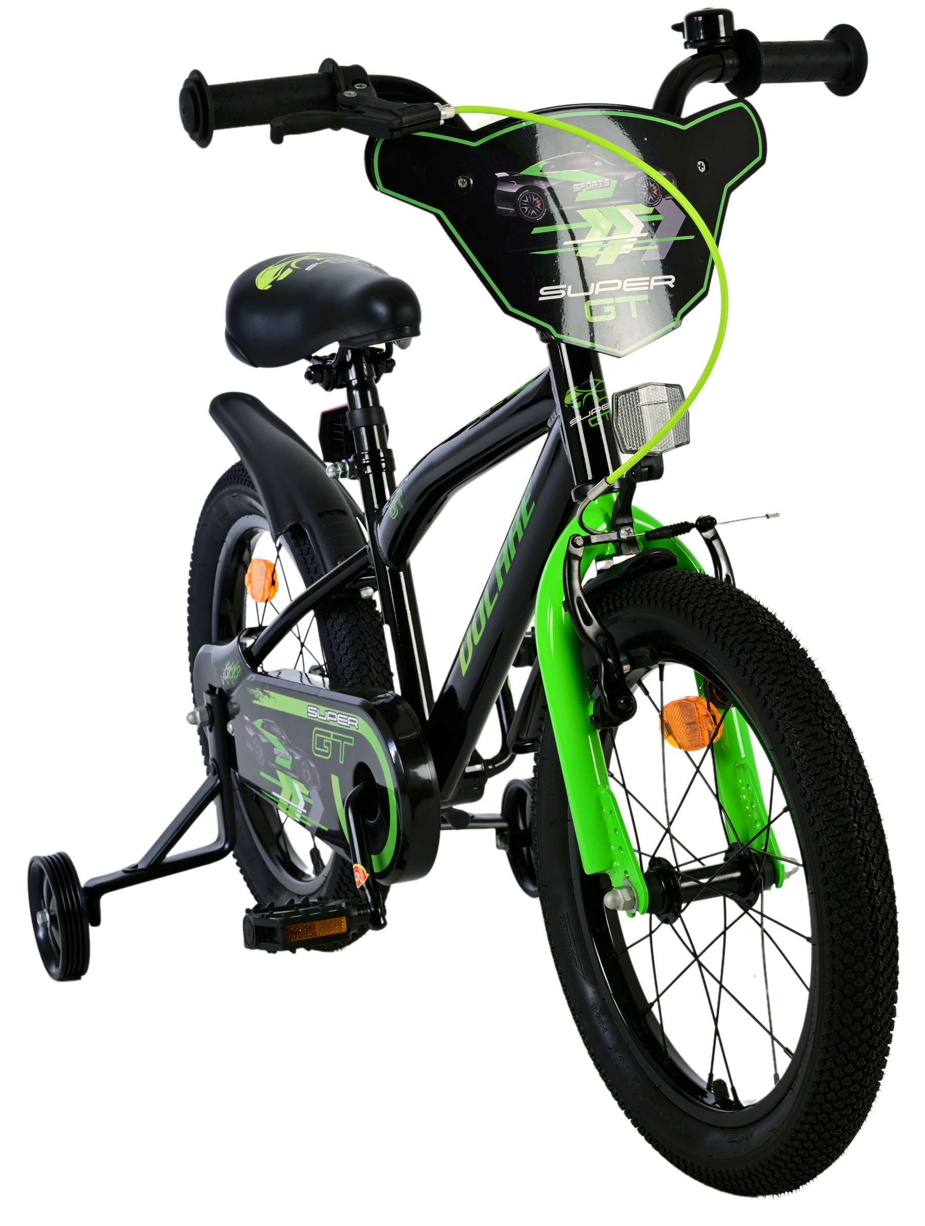 Volare | Jongens Kinderfiets Super GT, 16 inch, Groen - Afbeelding 7