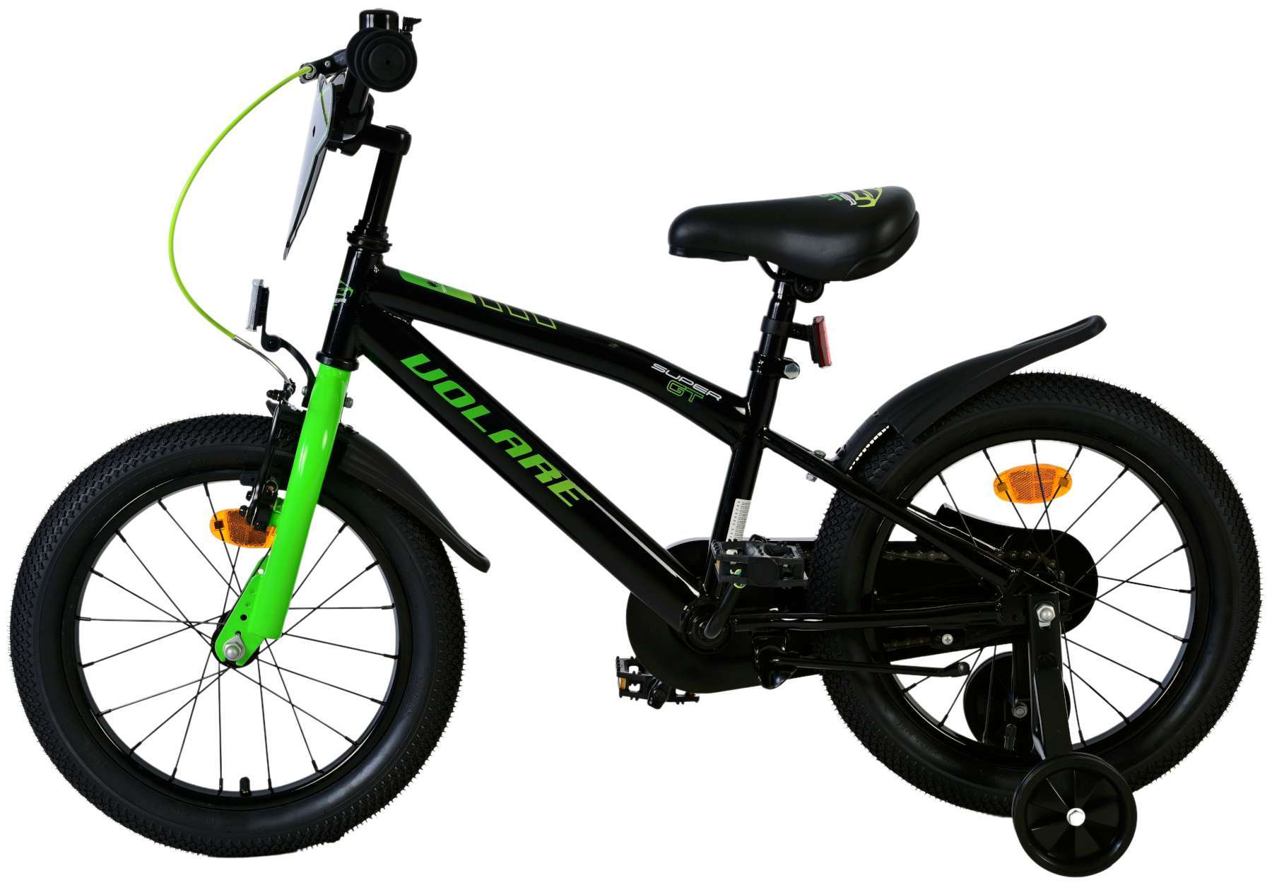 Volare | Jongens Kinderfiets Super GT, 16 inch, Groen - Afbeelding 9
