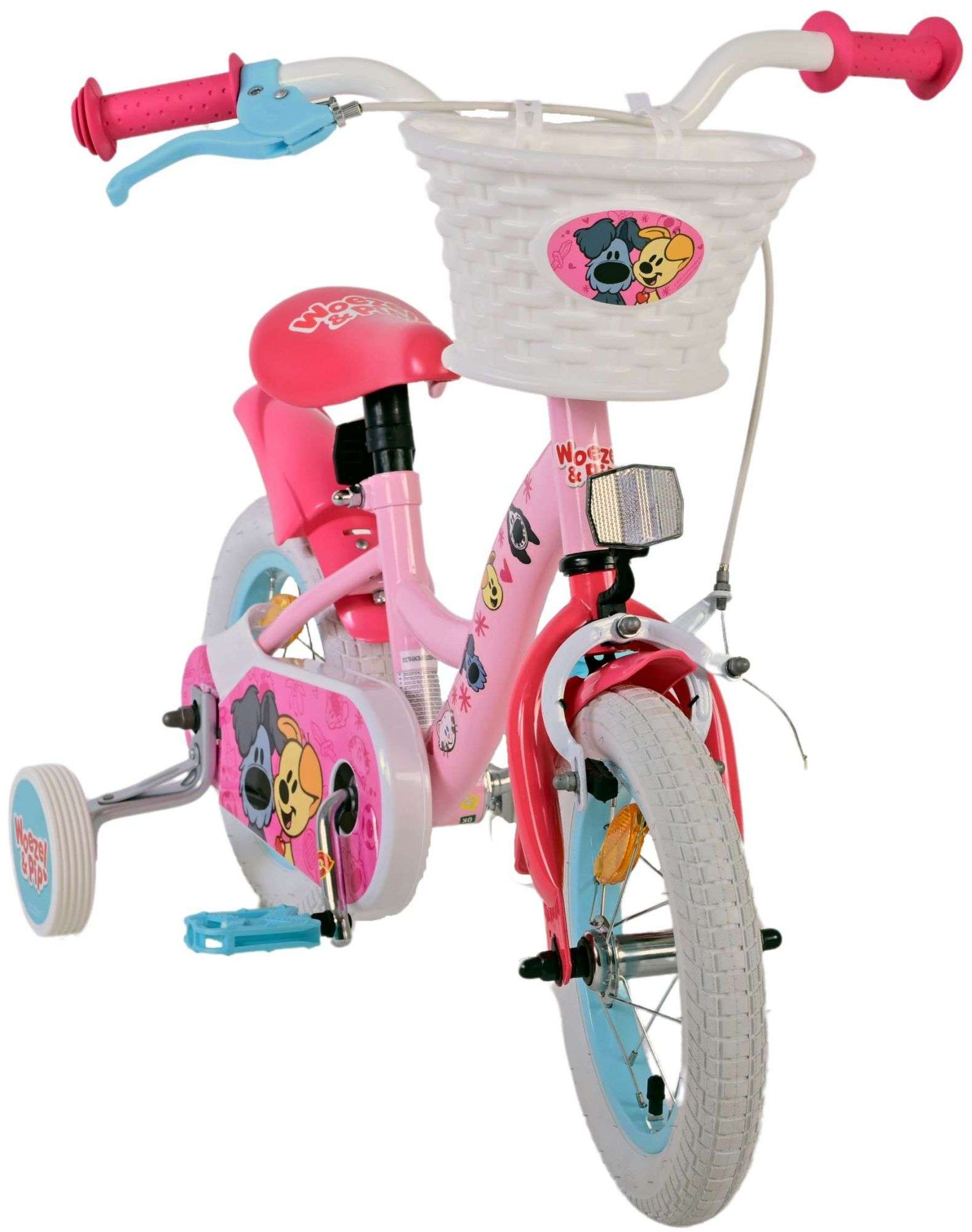 Woezel & Pip | Meisjes Kinderfiets, 12 inch, Roze - Afbeelding 5