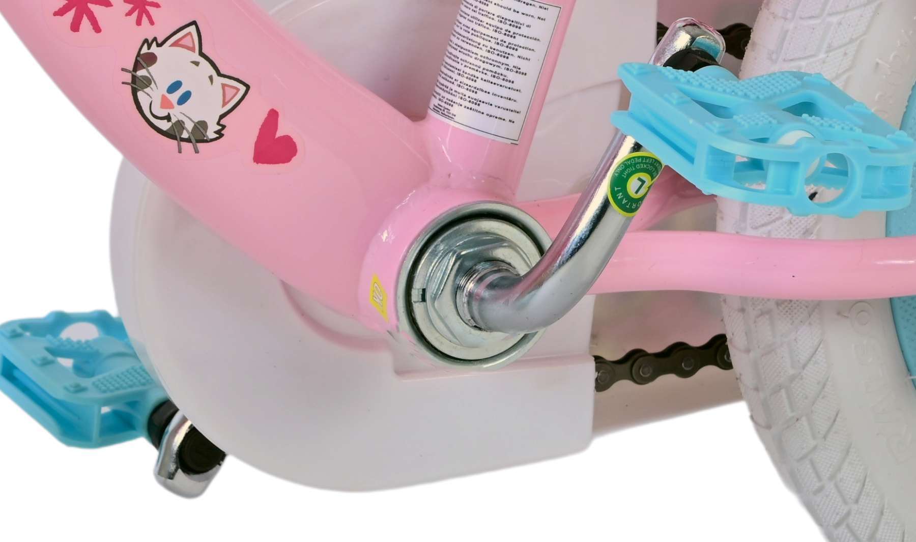 Woezel & Pip | Meisjes Kinderfiets, 12 inch, Roze - Afbeelding 9